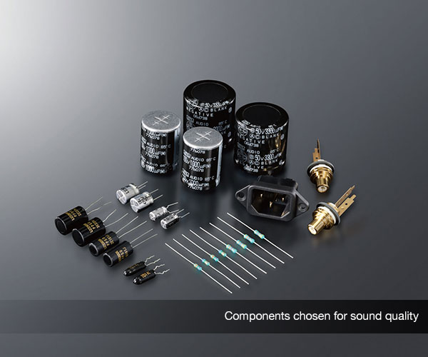 Carefully selected, high-quality components