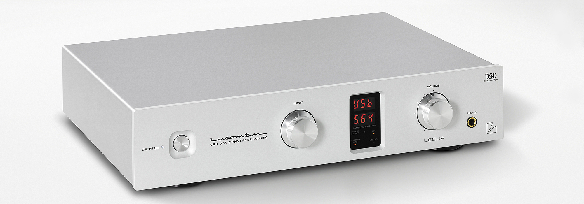 DA-250 | USB D/A CONVERTERS | PRODUCTS | LUXMAN | Seeking higher 