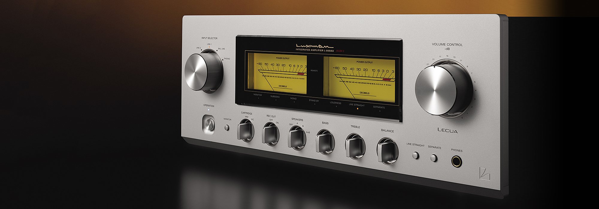 L-550AXII | INTEGRATED AMPLIFIERS | PRODUCTS | LUXMAN | Seeking 