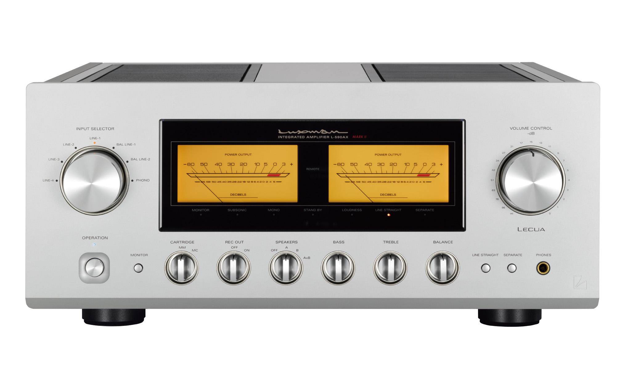 L-590AXII | INTEGRATED AMPLIFIERS | PRODUCTS | LUXMAN | Seeking