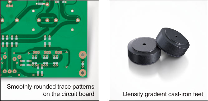 Unique LUXMAN design details and knowhow<br>Applying accumulated LUXMAN technologies developed over decades