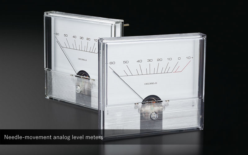 Analog meters that expressc the dynamics of music