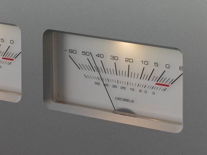 Large type of needle-type meter