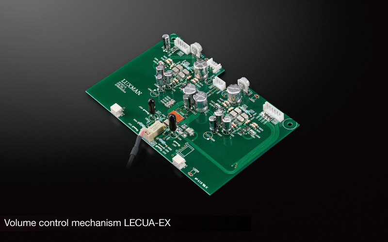 “New computerized attenuator” LECUA-EX<br>High definition volume control system with tactile response