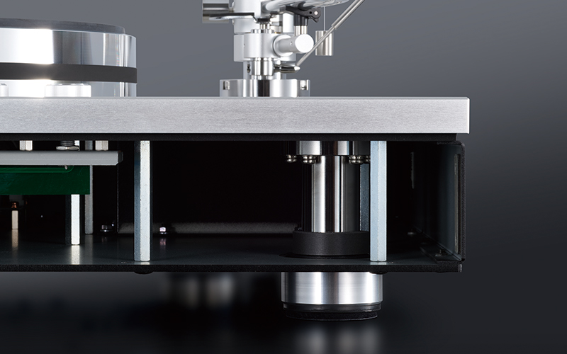 Multiple integrated vibration damping structures